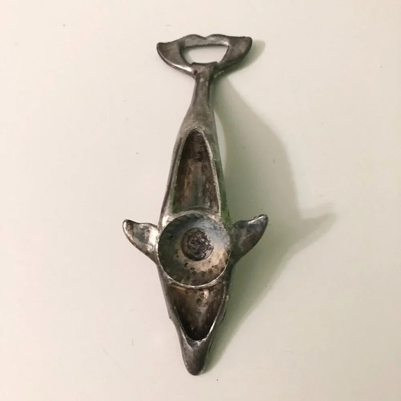 Vintage Dolphin Bottle Opener Metal 6.5 Inch Long - Picture 9 of 16